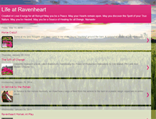 Tablet Screenshot of lifeatravenheart.blogspot.com