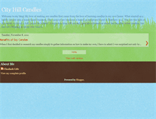 Tablet Screenshot of cityhillcandles.blogspot.com