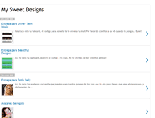 Tablet Screenshot of my-sweet-designss.blogspot.com
