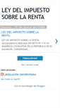 Mobile Screenshot of ley-impuesto-sobre-la-renta.blogspot.com