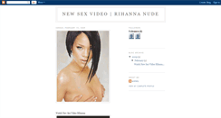 Desktop Screenshot of new-sex-video-rihanna-nude.blogspot.com