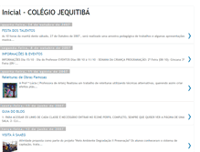 Tablet Screenshot of colegiojequitiba.blogspot.com