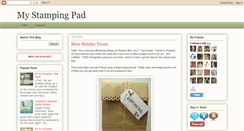 Desktop Screenshot of mystampingpad.blogspot.com