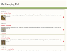 Tablet Screenshot of mystampingpad.blogspot.com