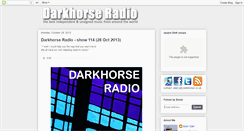Desktop Screenshot of darkhorseradio.blogspot.com