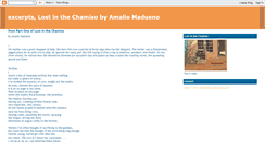 Desktop Screenshot of chamisopieces.blogspot.com