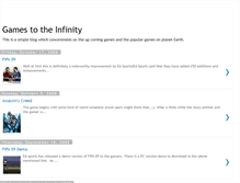 Tablet Screenshot of gamestotheinfinity.blogspot.com