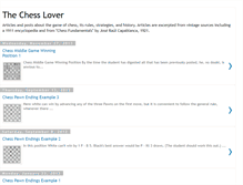 Tablet Screenshot of chess-lover.blogspot.com