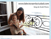 Tablet Screenshot of lalectoraenlaciudad.blogspot.com