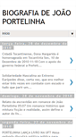Mobile Screenshot of biografiadejooportelinha.blogspot.com