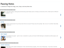 Tablet Screenshot of passingnotestoday.blogspot.com