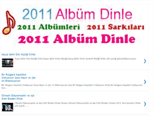 Tablet Screenshot of 2011albumdinle.blogspot.com