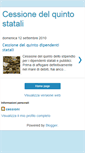 Mobile Screenshot of cessione-del-quinto-statali.blogspot.com