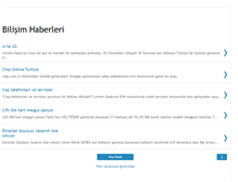 Tablet Screenshot of bilisimhaberleri.blogspot.com