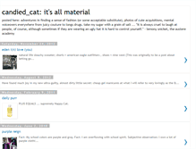 Tablet Screenshot of candiedcat.blogspot.com