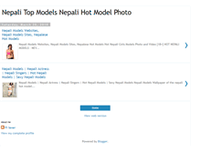 Tablet Screenshot of nepali-hot-model-photo.blogspot.com