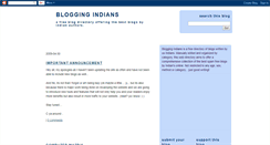 Desktop Screenshot of bloggingindians.blogspot.com