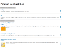 Tablet Screenshot of panduan-membuat-blog.blogspot.com