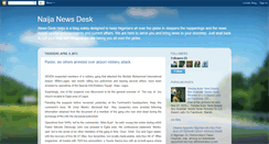 Desktop Screenshot of newsdesknaija.blogspot.com