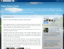 Tablet Screenshot of newsdesknaija.blogspot.com