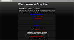 Desktop Screenshot of nelsonvsstory.blogspot.com
