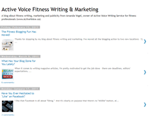 Tablet Screenshot of fitnesswriter.blogspot.com