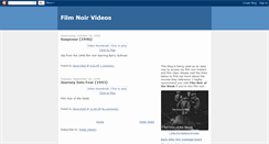 Desktop Screenshot of filmnoirvideos.blogspot.com