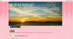 Desktop Screenshot of horasrotas.blogspot.com