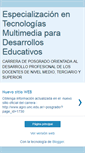 Mobile Screenshot of especializacionmultimedia.blogspot.com