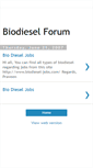 Mobile Screenshot of biodieselforum.blogspot.com