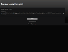 Tablet Screenshot of animaljamhotspot.blogspot.com