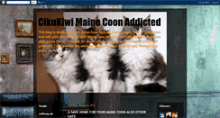 Desktop Screenshot of mainecoonaddict.blogspot.com