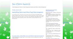 Desktop Screenshot of isoclaimsearch.blogspot.com