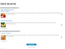 Tablet Screenshot of dieta906090.blogspot.com