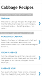 Mobile Screenshot of cabbagerecipes.blogspot.com