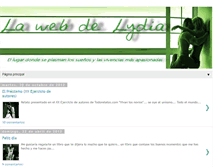 Tablet Screenshot of lawebdelydia.blogspot.com