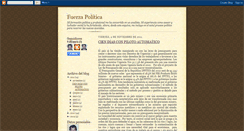 Desktop Screenshot of fuerzapolitica.blogspot.com