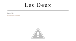 Desktop Screenshot of lesdeuxxx.blogspot.com