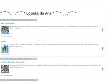Tablet Screenshot of lojinha-da-ana.blogspot.com