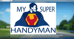 Desktop Screenshot of mysuperhandyman.blogspot.com