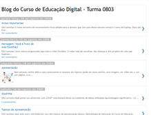 Tablet Screenshot of educacaodigital0803.blogspot.com