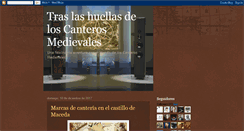 Desktop Screenshot of canterosmedievales.blogspot.com