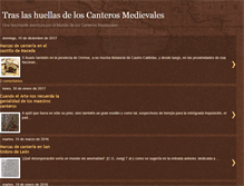 Tablet Screenshot of canterosmedievales.blogspot.com