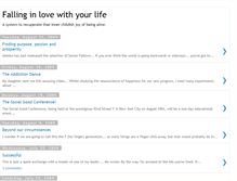 Tablet Screenshot of fallinginlovewithyourlife.blogspot.com