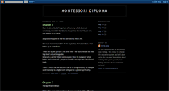 Desktop Screenshot of montessoridiploma.blogspot.com