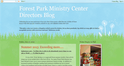 Desktop Screenshot of forestparkministry.blogspot.com