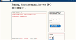 Desktop Screenshot of iso50001energymanagement.blogspot.com