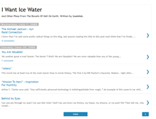 Tablet Screenshot of iwanticewater.blogspot.com