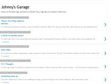 Tablet Screenshot of johnnysgarage.blogspot.com