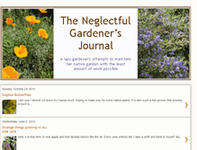 Tablet Screenshot of neglectfulgardener.blogspot.com